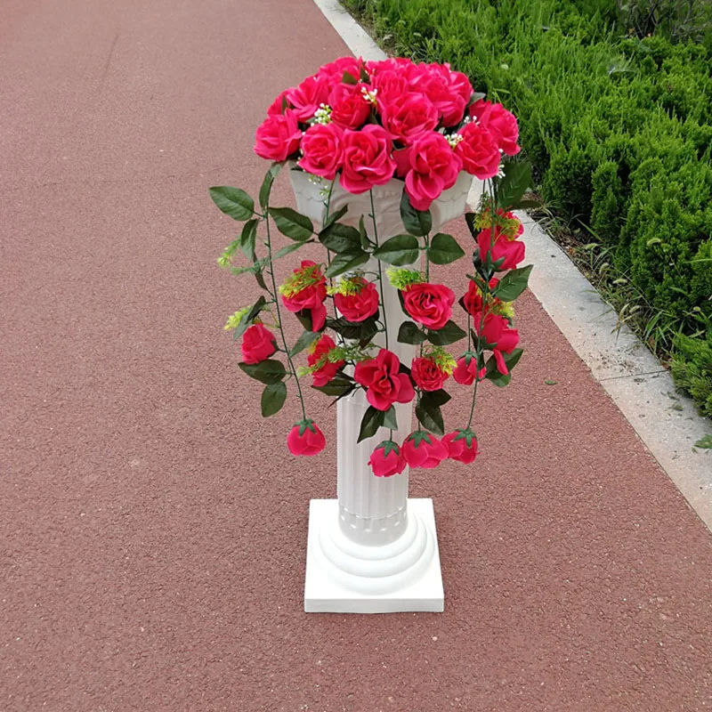 2 pcs/Lot Wedding Road Pillar Three-Dimensional Plastic Decoration White Lead Prop Party Birthday ZHL006 | Дом и сад