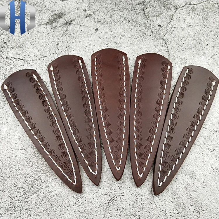 Чайный нож чайный меч кожаные штаны ручной работы прямой кожаный чехол набор