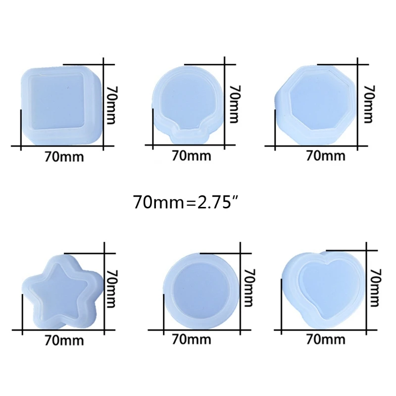 

Resin Silicone Mold Jewelry Storage Tray Bowl Epoxy Resin Mold Mold Suitable for Diy Crafts Jewelry Container Home Decor