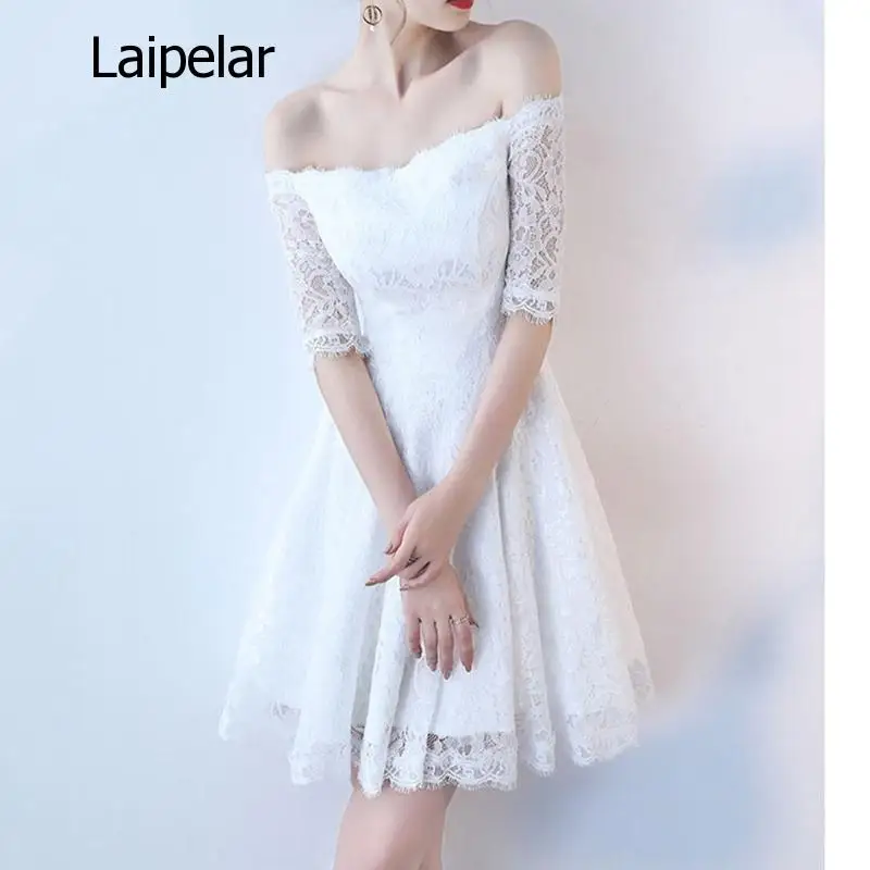 Женский элегантный пикантный кружевной белый цельный костюм с вырезом лодочкой