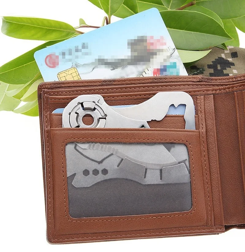 

New multi-functional military knife card tool card stainless steel wallet credit card knife outdoor folding knife