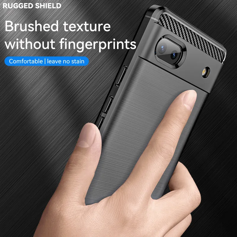 For Google Pixel 6A Case Cover for Google Pixel 6A Cover Shell Capa Coque Business Style Silicone Phone Case for Google Pixel 6A