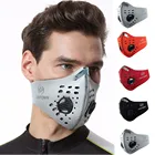 Дышащая Маска для лица, маска для бороды с фильтром, многоразовая маска для лица, силиконовый ремешок-держатель, маска