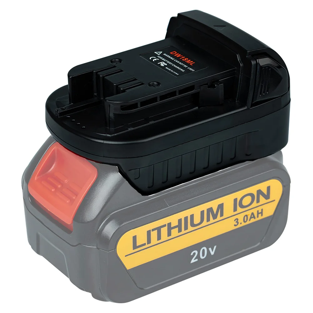 

Адаптер аккумулятора DW18ML для Dewalt 20 в Milwaukee 18 в, преобразователь аккумулятора Dewalt 20 в Milwaukee M18 18 18 в