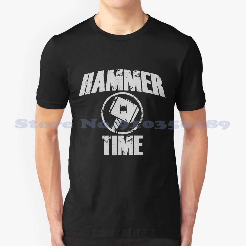 Время Тора Hammer! Смешная футболка Mjolnir на заказ металлическая асгардианская Тор