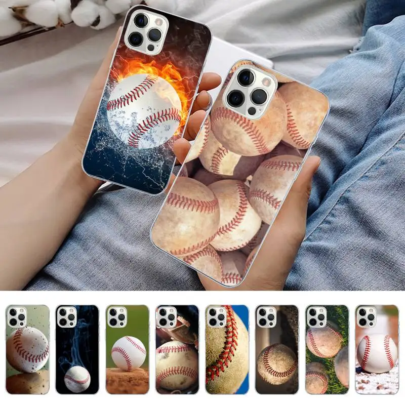 

Baseball Base Ball Sports Phone Case for iPhone 11 12 13 mini pro XS MAX 8 7 6 6S Plus X 5S SE 2020 XR case