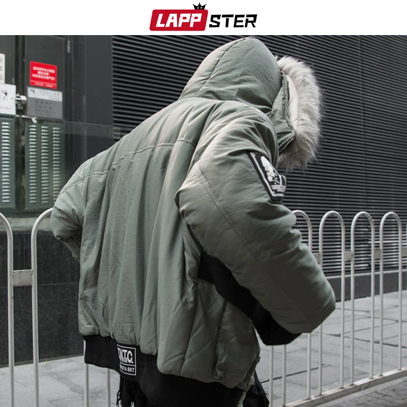 Мужская зимняя куртка LAPPSTER Японская уличная одежда парки 2020 Толстая ветровка в
