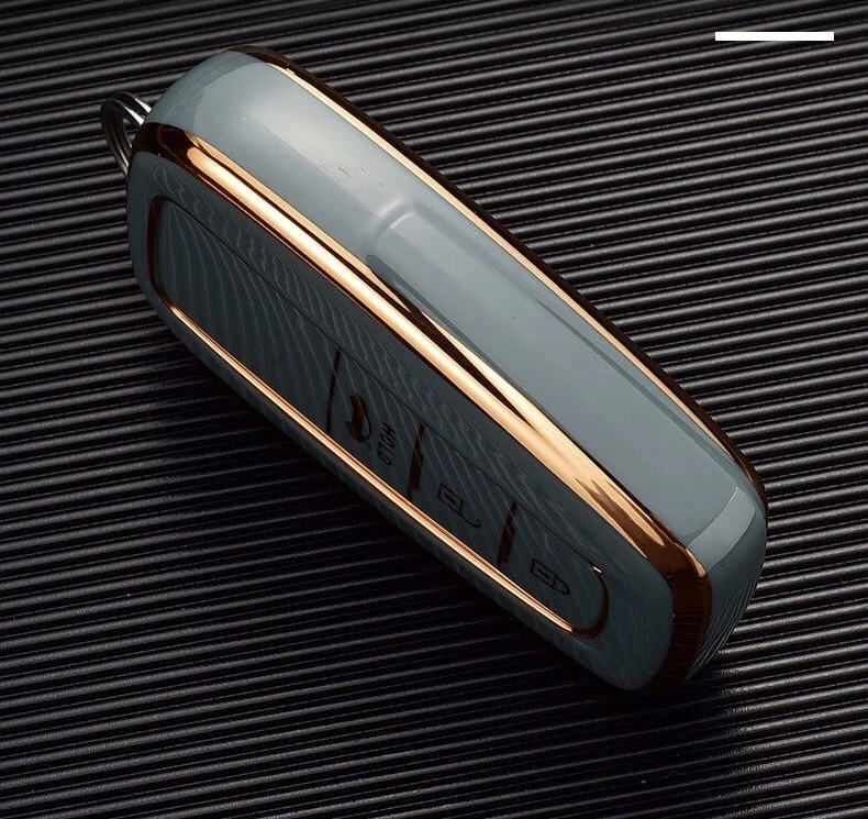 Чехол для автомобильного ключа из ТПУ с гальваническим покрытием Toyota Corolla Rav4 Camry 70