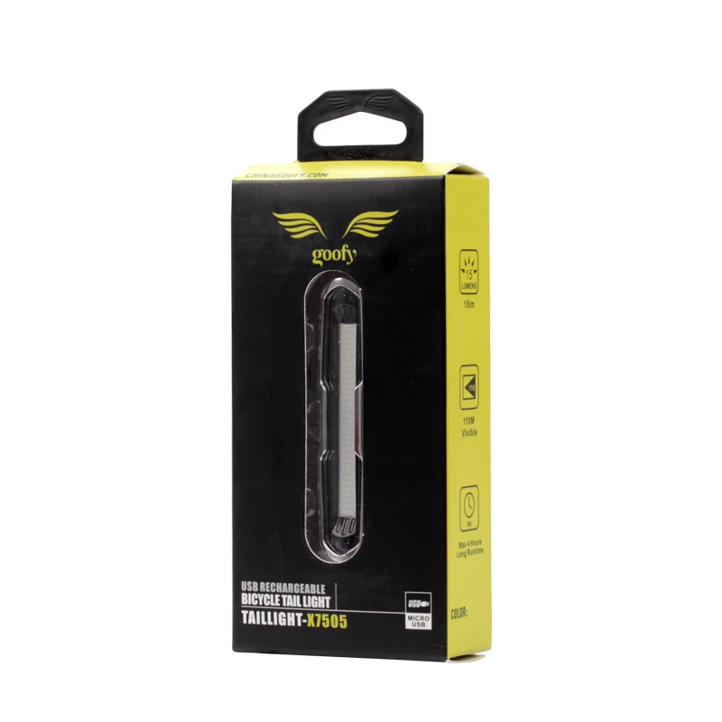 Велосипедный COB задний светильник для езды на велосипеде водонепроницаемый