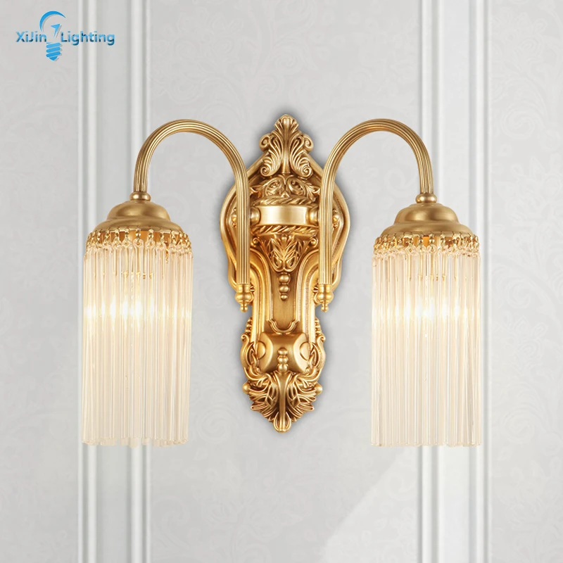 Современное прикроватное бра Роскошные Настенные светильники с золотыми