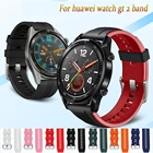 Ремешок силиконовый для Huawei Watch gt 2 Band 46 мм, браслет для Galaxy Active 46 мм HONOR Magic, наручные часы GT2, 22 мм
