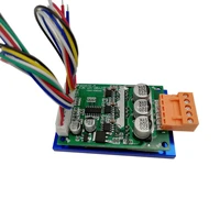 12v 36v 500w dc high power brushless motor pwm controller driver board with aluminum heatsink connector wires juyi jyqd_v7 3e2