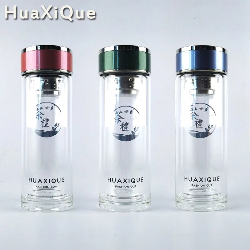 

Portable Office High Temperature Resistant Car Outdoor Double Layer Household Filter Crystal Glass Business Gift Wholesale