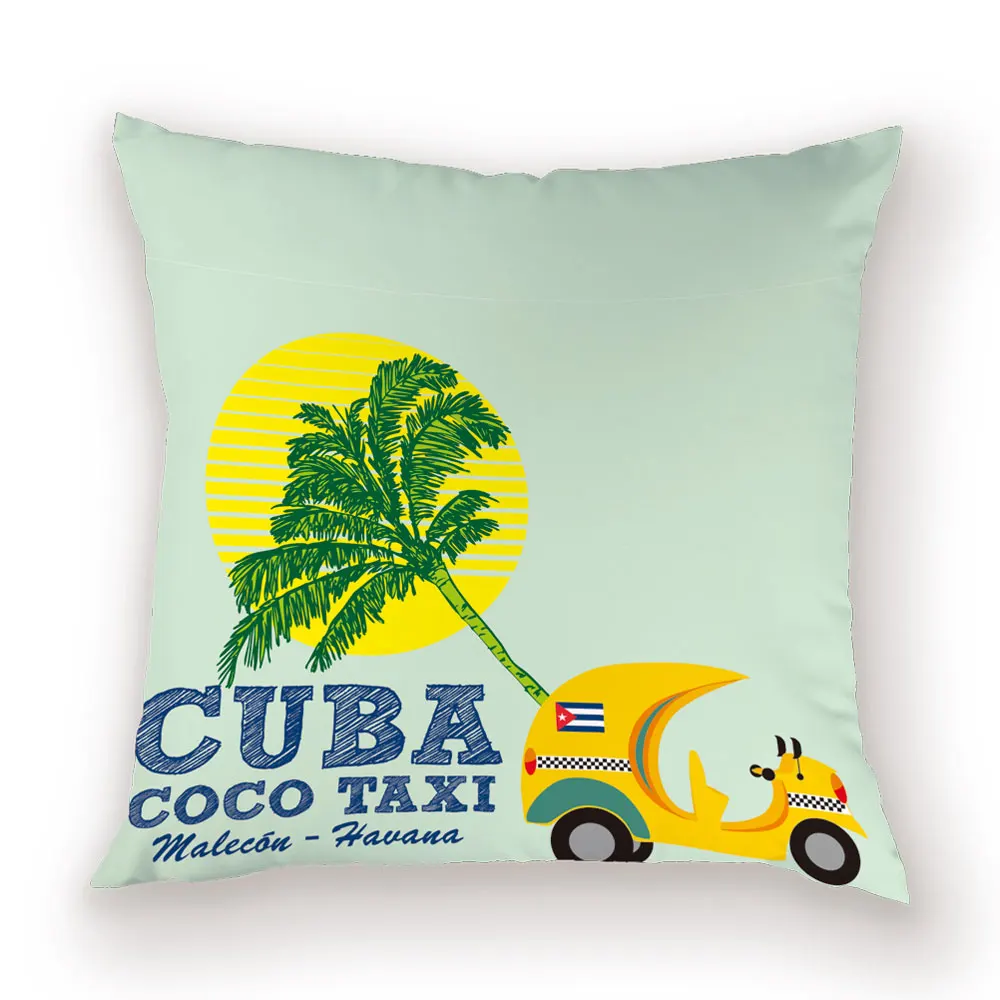 Чехол на подушку с тропическим цветком декоративный чехол для подушки пейзажем и