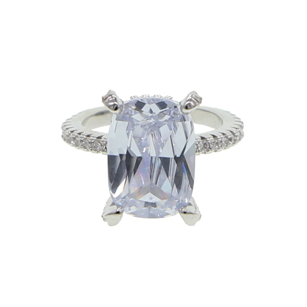 2020 великолепные большие белые кубические циркониевые кольца с драгоценным