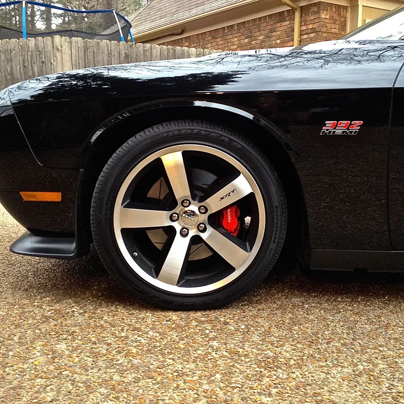 Бесплатная доставка 2X красный 392 HEMI эмблемы для Dodge Challenger Charger оперативная память