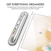 stoyobe compact carrying case holder hard shell storage box for apple pencil 12 with magnetic store all accessories together