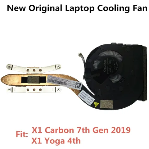 Кулер для процессора Lenovo ThinkPad X1 Carbon 7-го поколения X1 Yoga 4-го поколения 01YU036 01YU037 5H40W65011