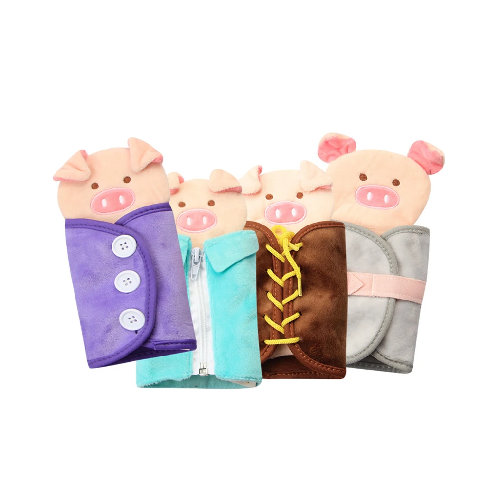 Детская одежда для детей Раннее Обучение застежке-молнии кнопке пряжке и