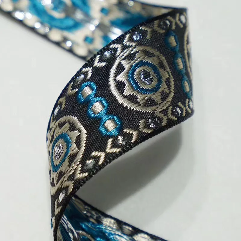 3 см в национальном стиле жаккардовая тесьма, XERY190831D