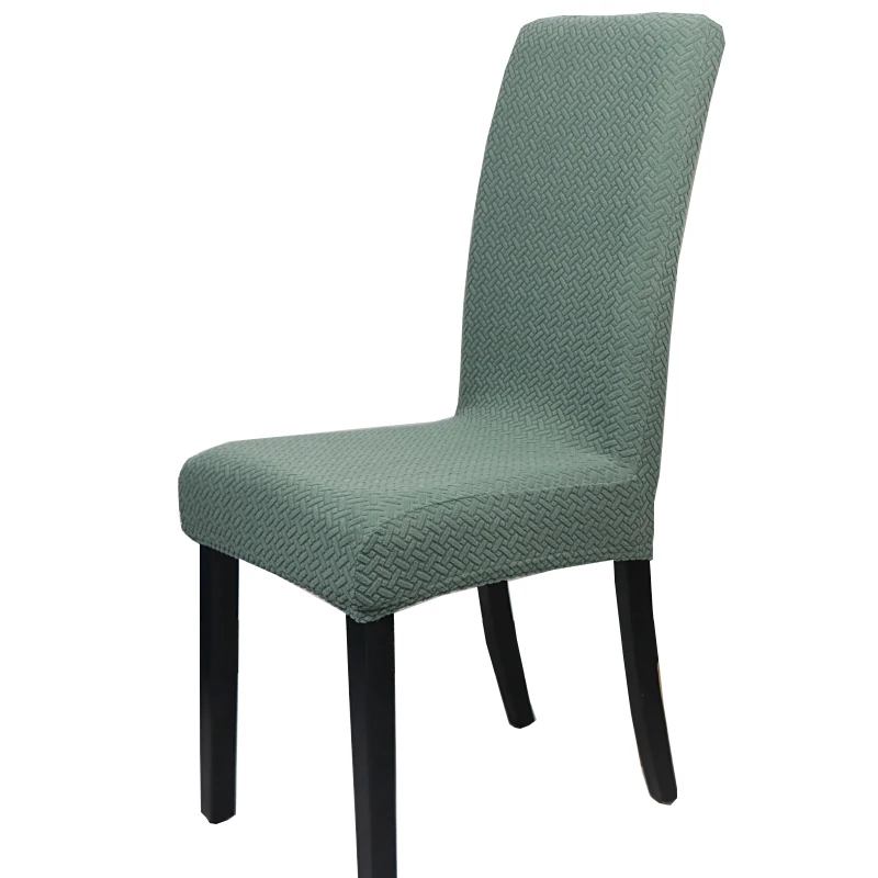 

20201/2/4/6pcs Dining Chair Cover Jacquard Spandex Slipcover Protector Case Stretch for Kitchen Chair Seat Hotel Banquet Elastic