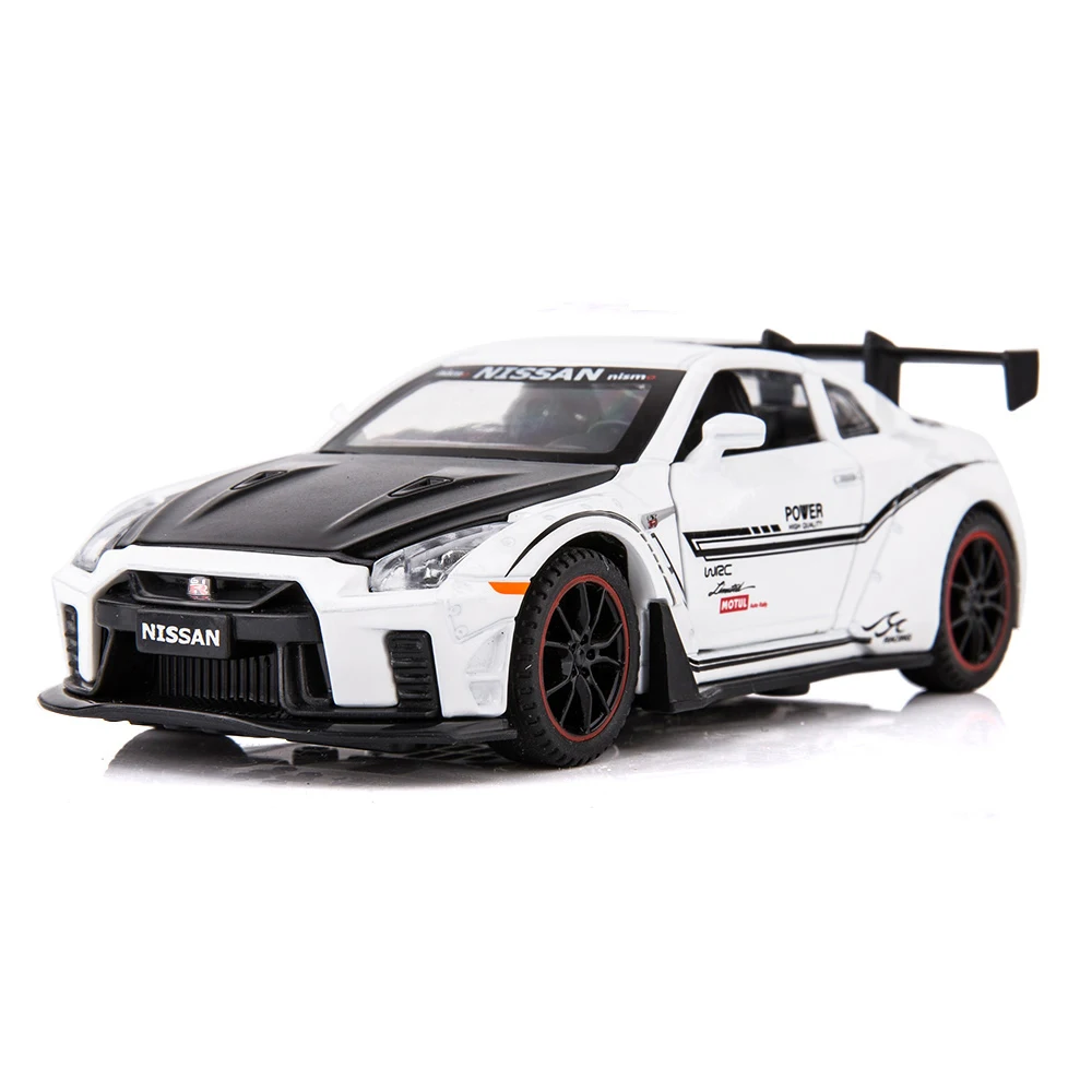 Новая Модель гоночного автомобиля 1:32 NISSAN GTR R35 из сплава Литые и игрушечные