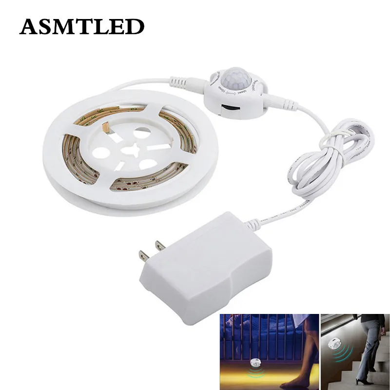 Светильник для шкафа с ночным датчиком 1 5/1 5x2 м Светодиодная лента движения набор