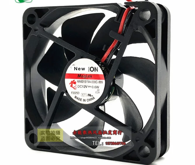 

for SUNON HA60151V4-000C-999 DC 12V 0.6W 60x60x15mm Server Cooling Fan