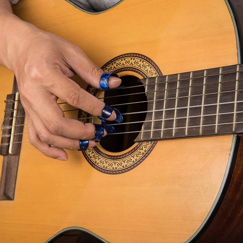 4 шт. средние гитарные слайды (включая 3 цвета нержавеющей стали 1 стекла) 5 палочки