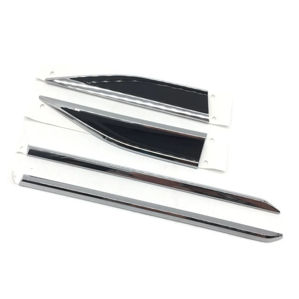 Новый 3D из АБС пластика 4 шт. автомобиль передняя сторона крыло наклейка на нож