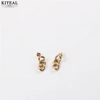 kiteal new beautiful fashion gold filled stud earrings for female long heavy chain women earrings unique