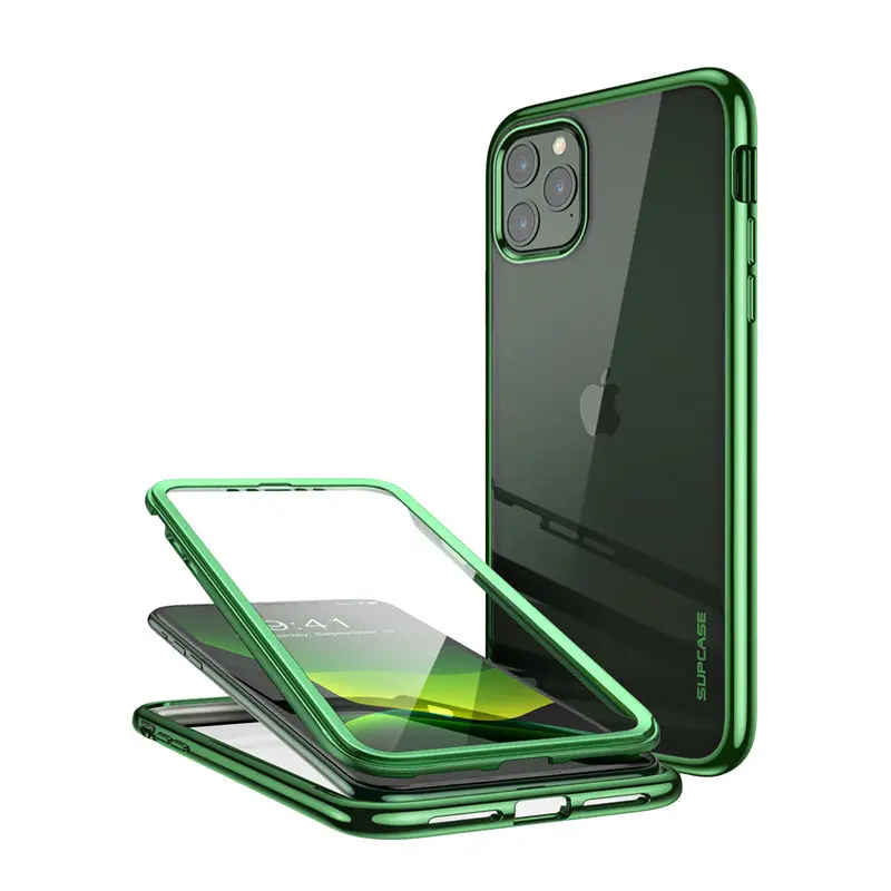 Чехол для iPhone 11 Pro 5,"() SUPCASE UB электро-металлический гальванический+ TPU чехол для всего тела со встроенным протектором экрана
