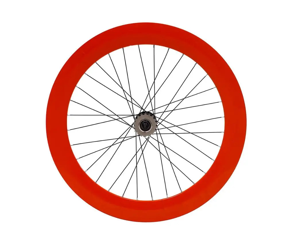 Трек Fixie обод колеса велосипеда 70 мм передняя 24H задняя 32H ступица Односкоростной