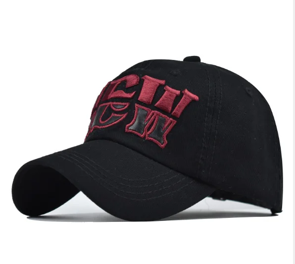 Бейсболка с простым изогнутым козырьком от солнца для мужчин и женщин однотонная