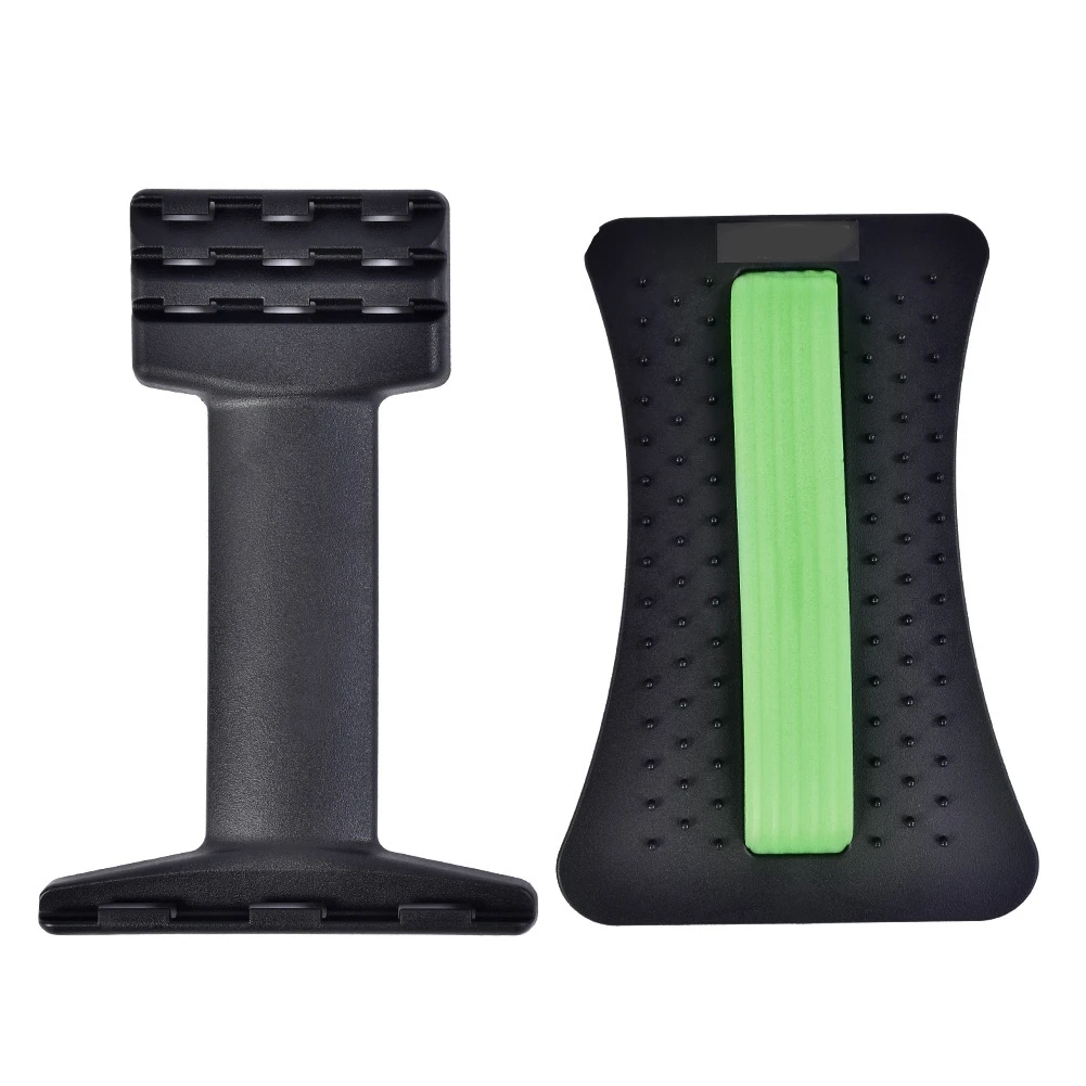 

Back Stretcher Lower Lumbar Muscle Massage Support Pain Relief Fitness Tool (Green)