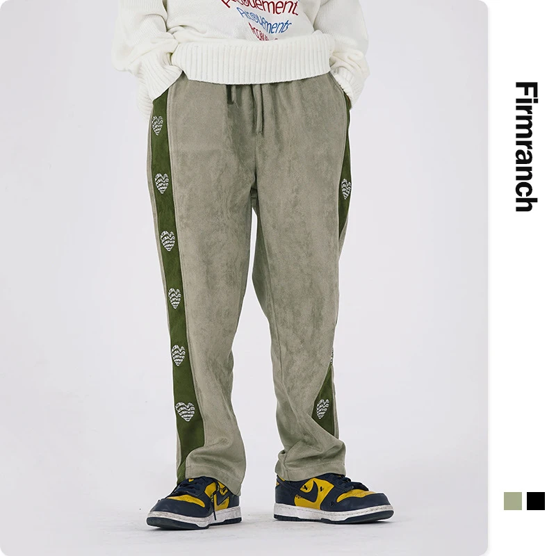 Новые мужские/женские уличные спортивные штаны firmранчо с любовными цветами повседневные свободные длинные