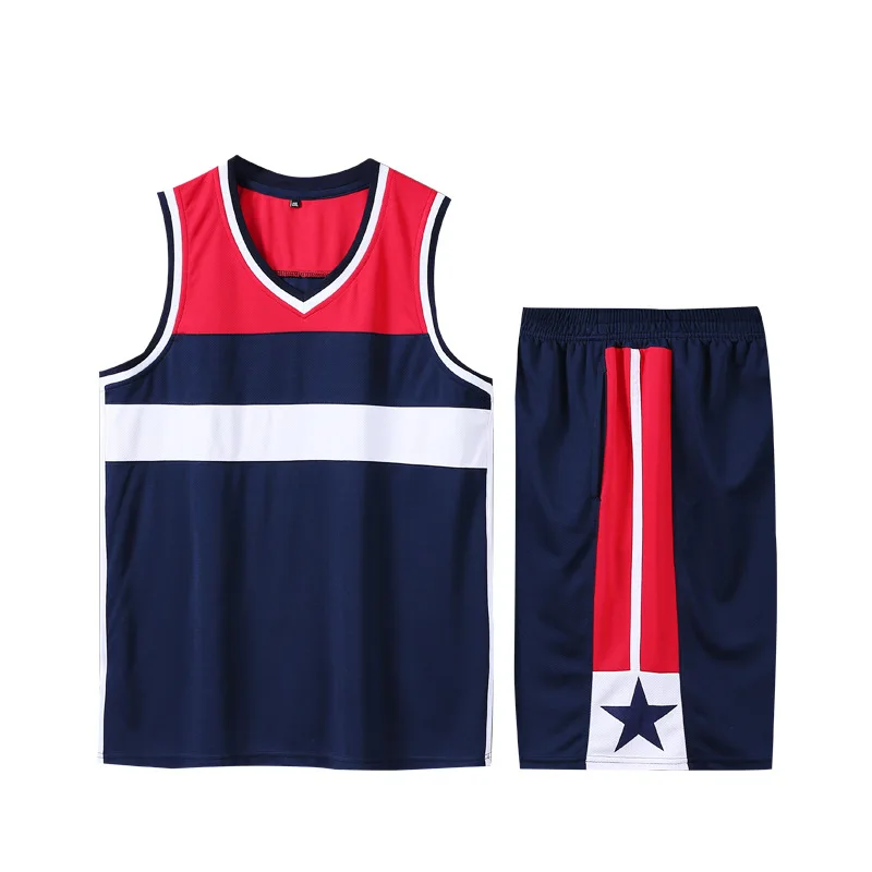 Мужские и детские баскетбольные трикотажные изделия без рисунка мужские