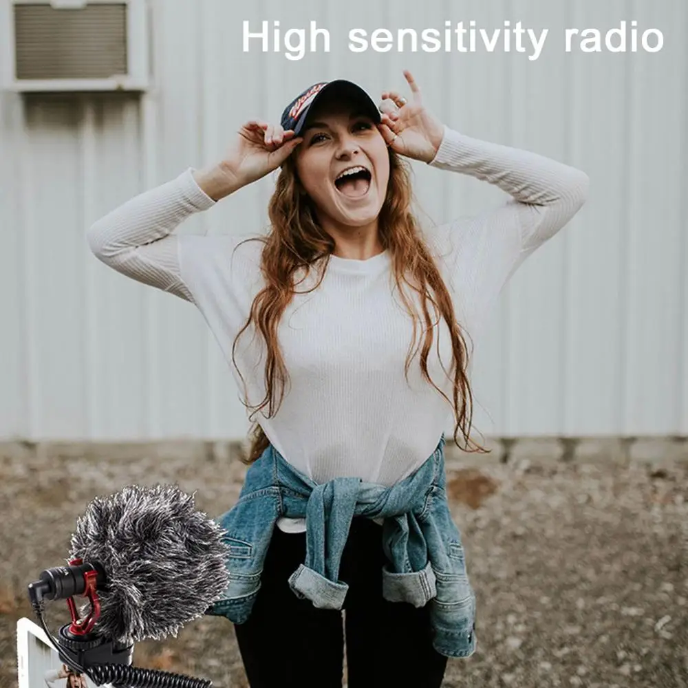 Высококлассная камера микрофон шумоподавление внешний видео дробовик для