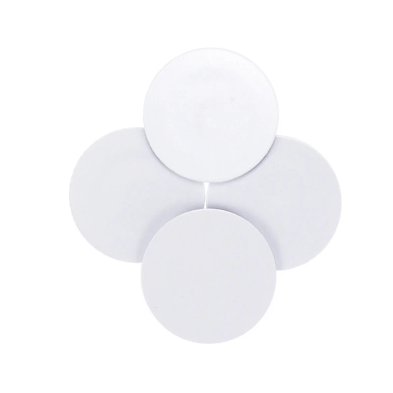

New 10pcs 25mm Waterproof Coin Shape Cards Rewritable Blank White NFC 215 Tag Cards