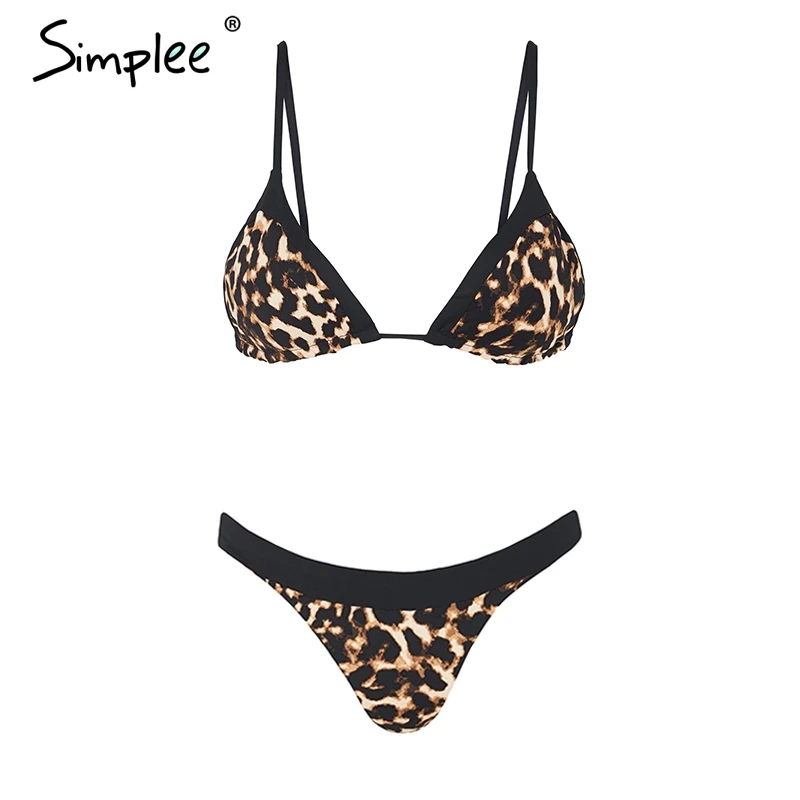 Раздельный купальник Simplee с эффектом пуш-ап сексуальный раздельный для женщин