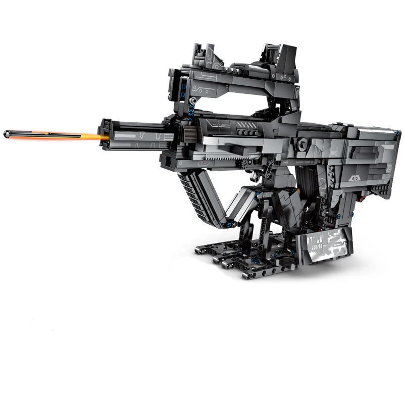 Строительные блоки для сборки технических кубиков оружия спецназа PUBG 98K AK47 1430 шт.