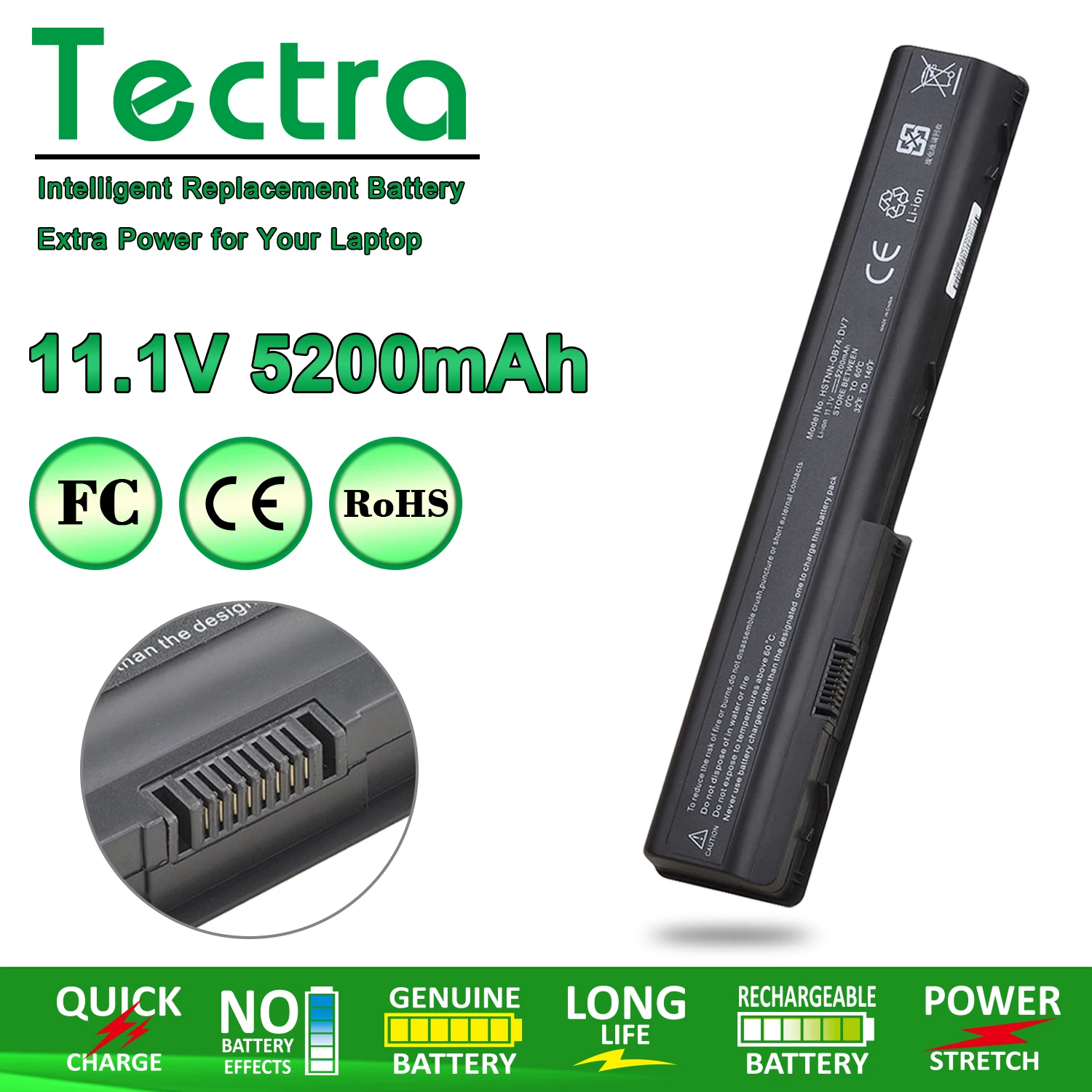 HSTNN DB75 Аккумулятор для ноутбука HP Pavilion dv7t dv7 1000 DV8 DV8t HDX18 480385 001 OB75 IB75 IB74