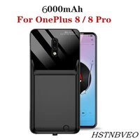 hstnbveo portable power bank battery charging case for oneplus 8 pro battery case external battery charger cases for oneplus 8