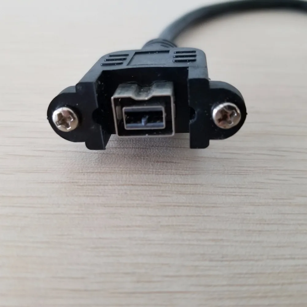 

IEEE 1394B-200 Firewire 800 9Pin to 9Pin Male to Female with Screws Data Extension Cable Black 30cm