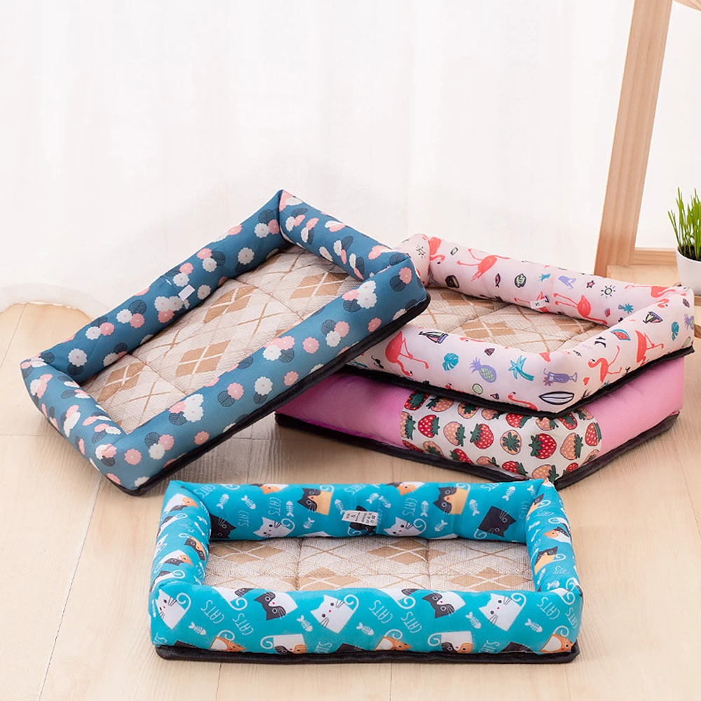 S/M/L Pet Nest собака кошка летний спящий коврик для щенка охлаждающая холодная