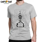 Футболка мужская с круглым вырезом, коротким рукавом и графическим принтом