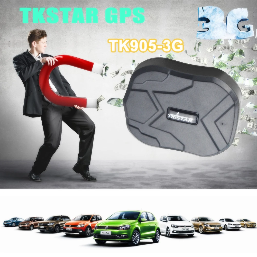 GPS-трекер 3G WCDMA TK905-3G с бесплатным программным обеспечением для отслеживания |