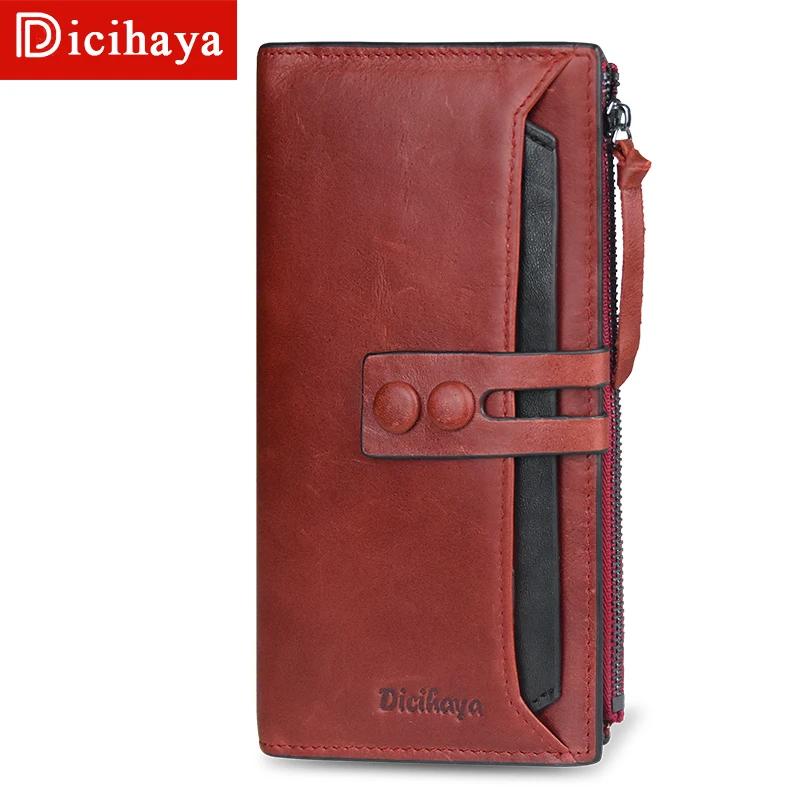 Женский кошелек из натуральной кожи с отделением для карт|brand women purse|designer womens