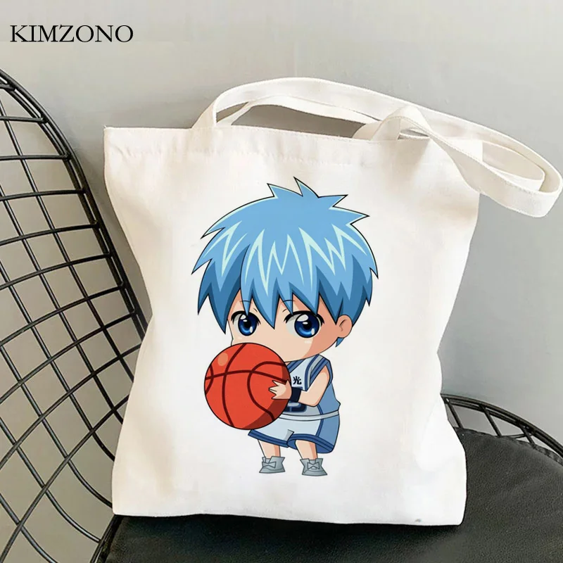 

Kuroko No Basket shopping bag grocery bolsa shopper bolsas de tela canvas recycle bag bag reusable net fabric ecobag sac tissu