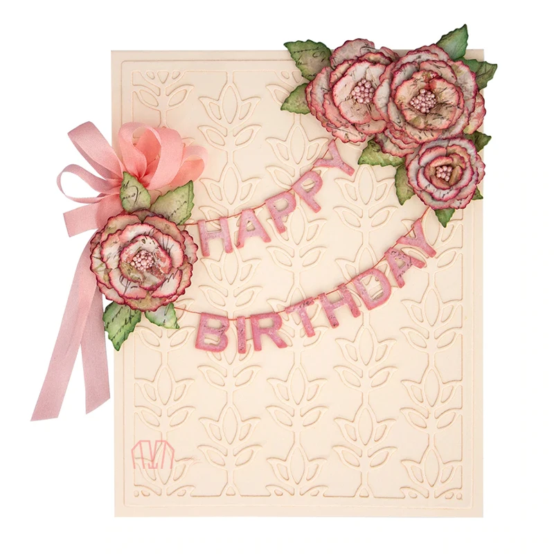 Mai письма с поздравлениями днем рождения баннер металлические Вырубные штампы